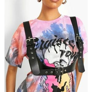 NWT Buckle Under Bust Harness Halloween/Festival M/L